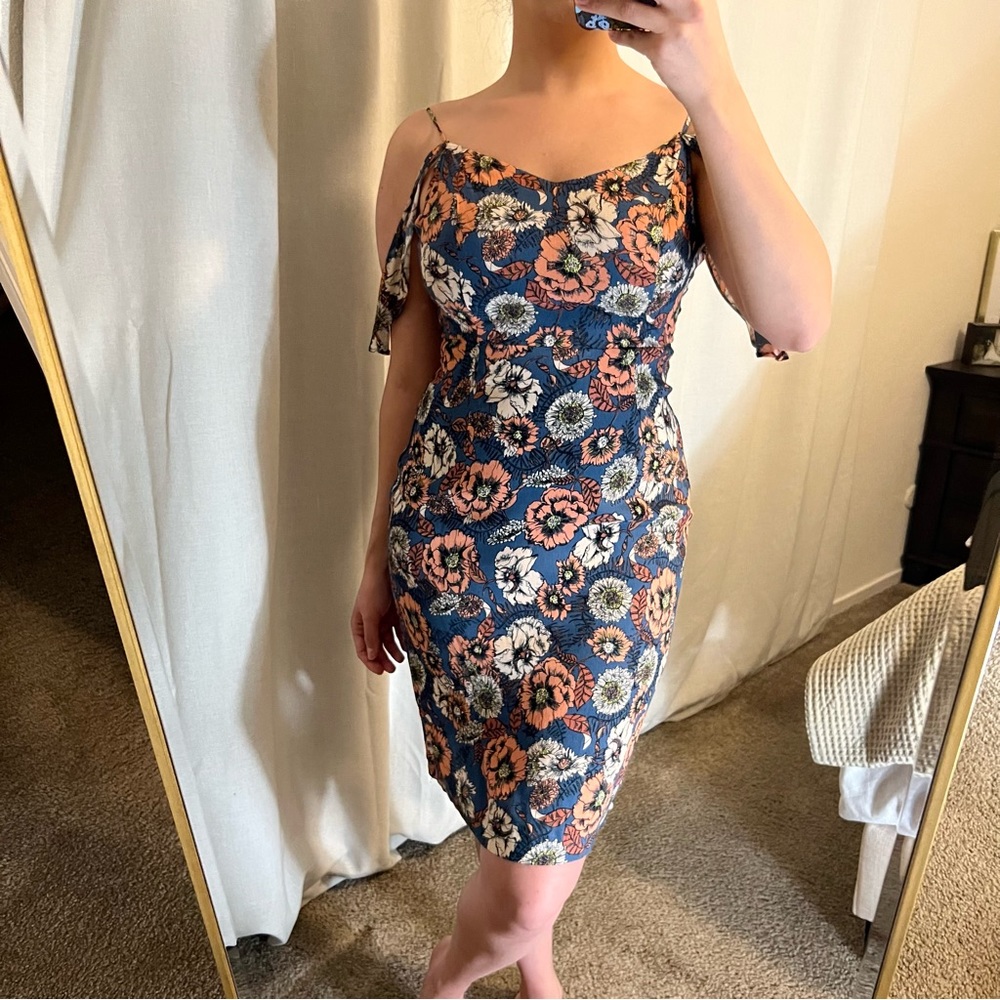 Floral midi dress